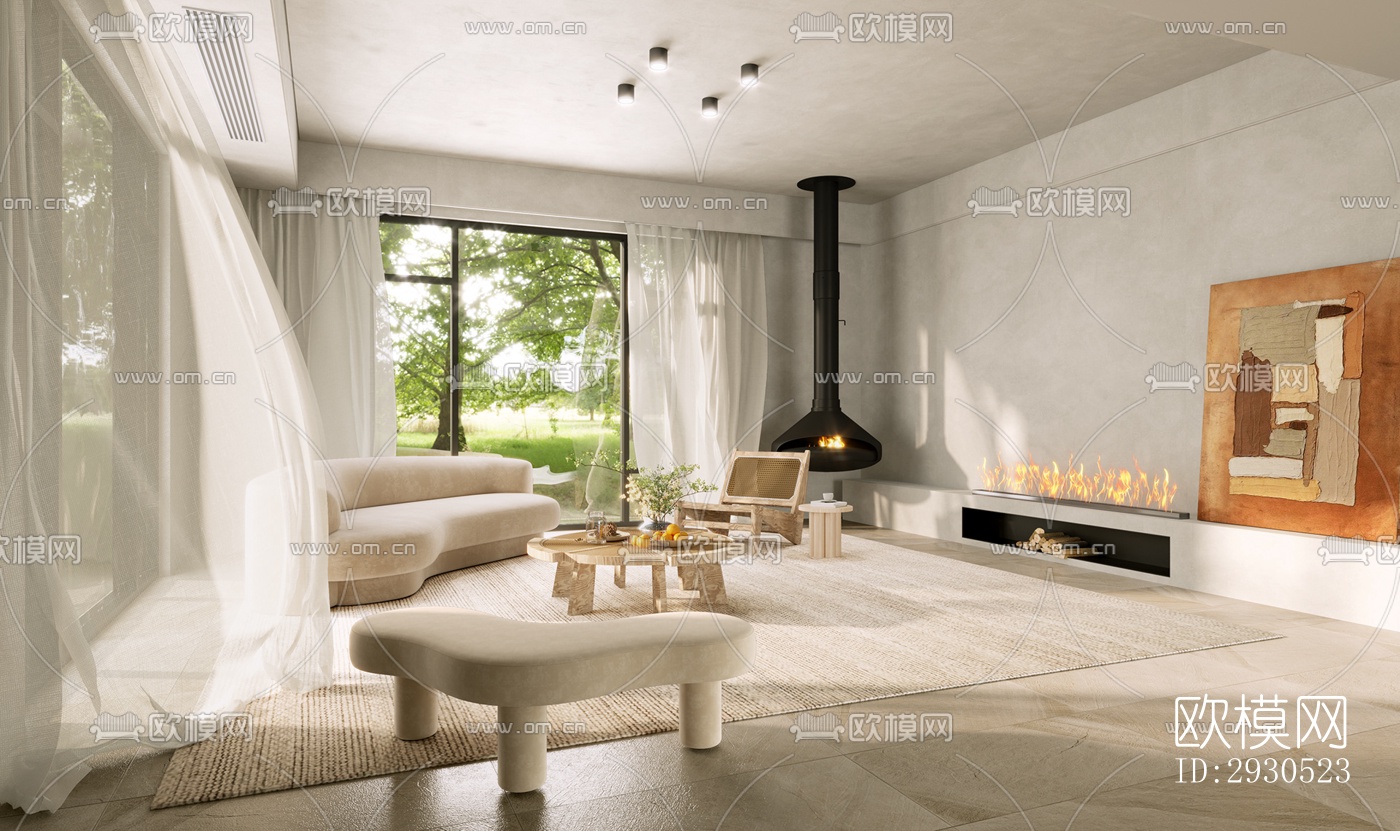 侘寂酒店民宿效果图下载（渲染图10）