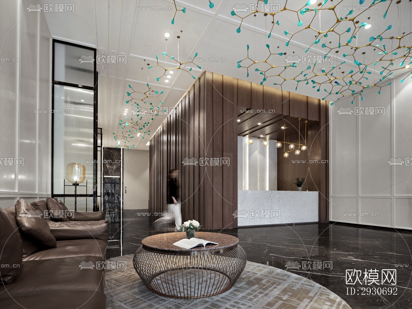 现代酒店民宿效果图下载（渲染图1）