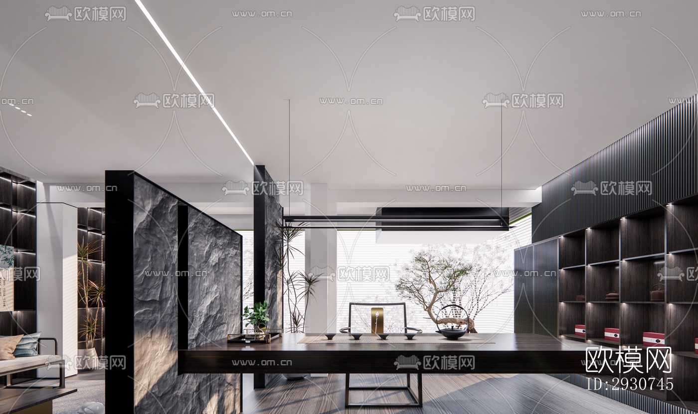 中式零售店铺效果图下载（渲染图5）