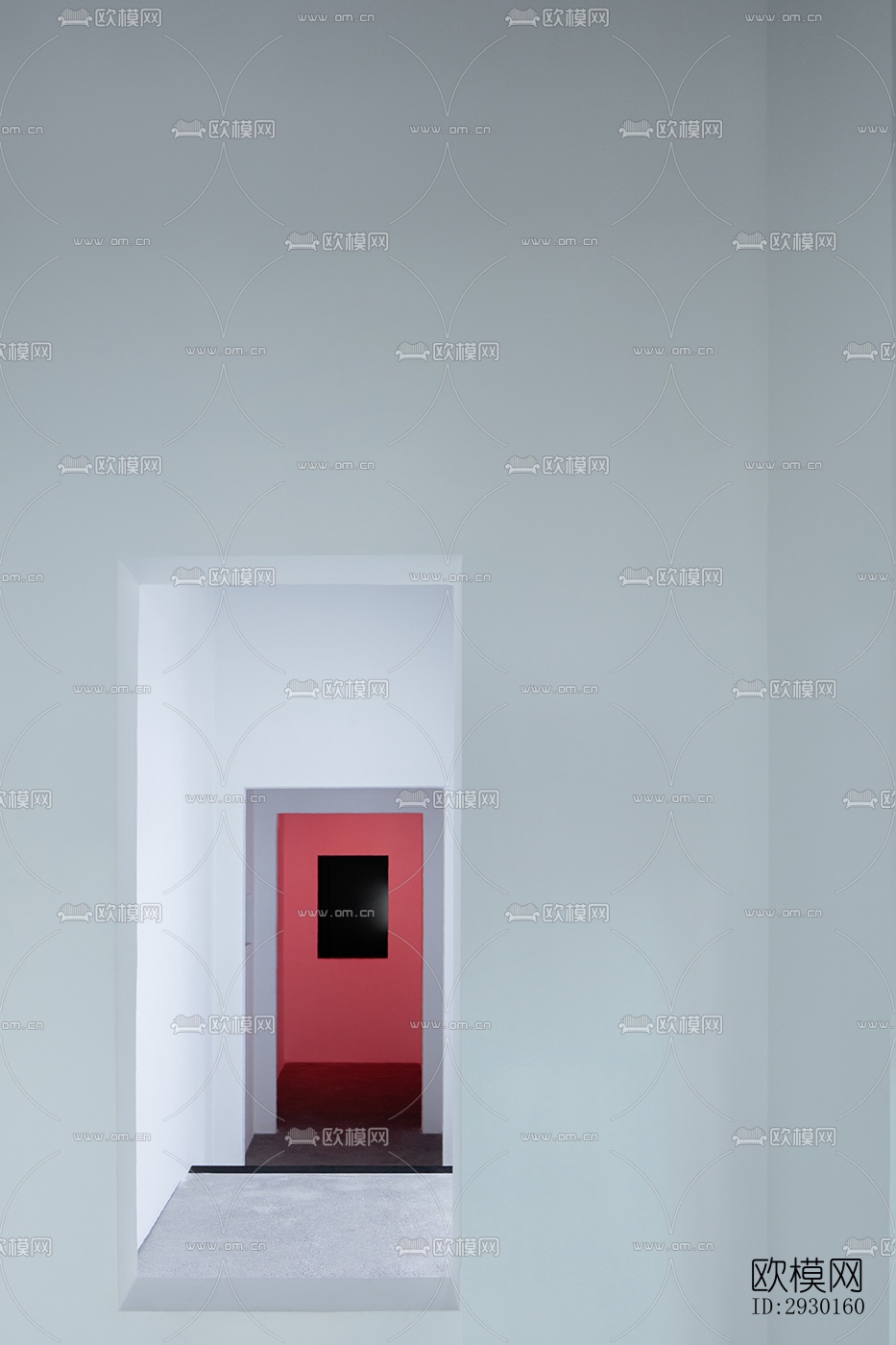 现代展览展厅效果图下载（渲染图2）