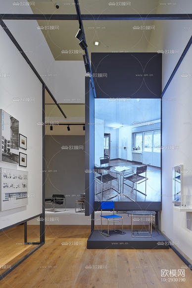 現(xiàn)代展覽展廳效果圖下載(渲染圖9)