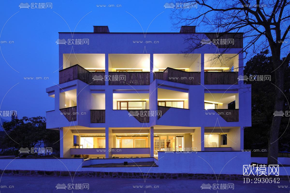 北欧酒店民宿效果图下载（渲染图2）