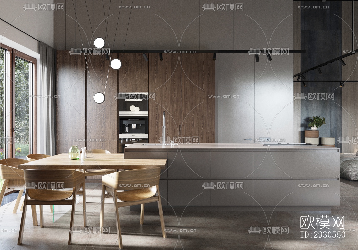 北欧酒店民宿效果图下载（渲染图11）