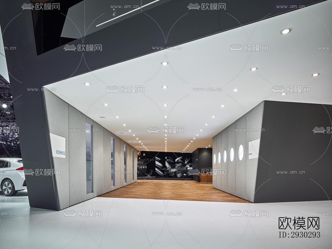 现代展览展厅效果图下载（渲染图12）