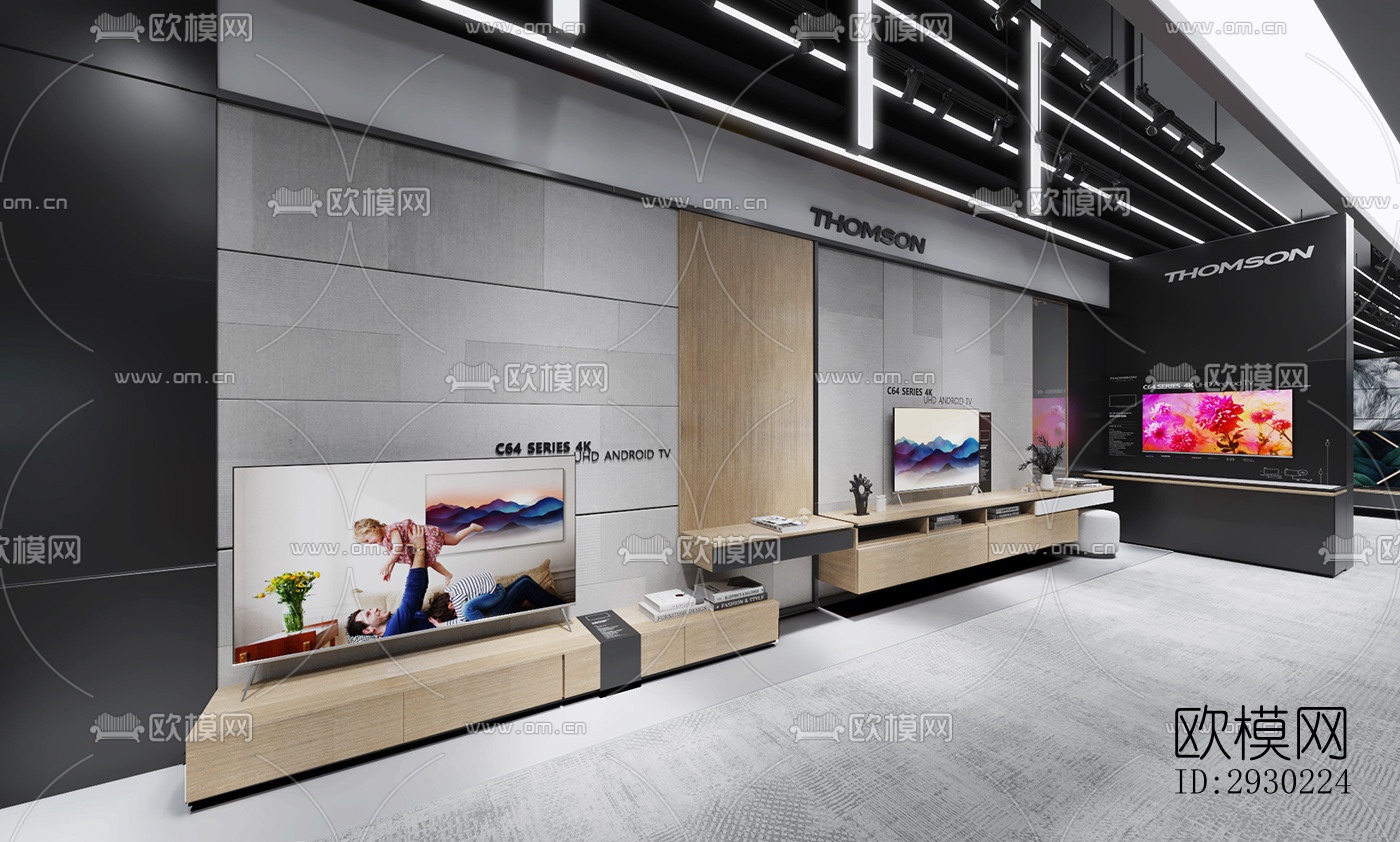 现代展览展厅效果图下载（渲染图16）