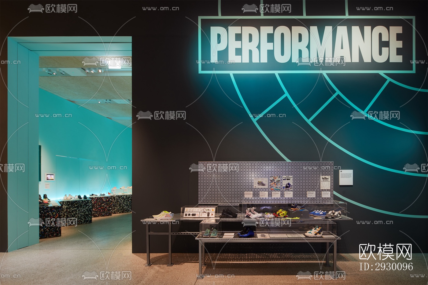 工业风展览展厅效果图下载（渲染图4）