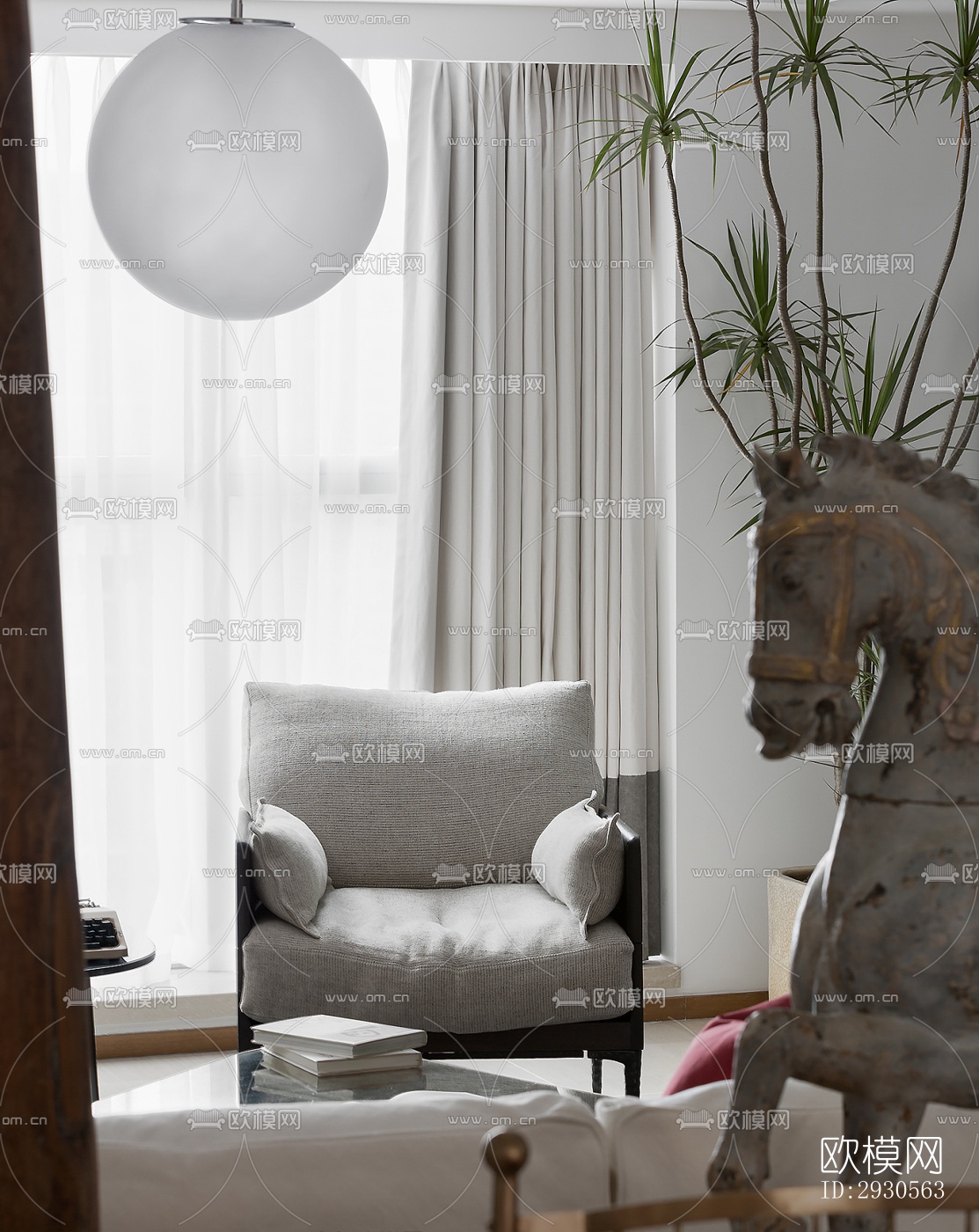 后现代酒店民宿效果图下载（渲染图6）