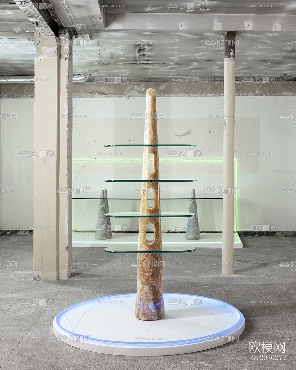 现代展览展厅效果图下载（渲染图16）