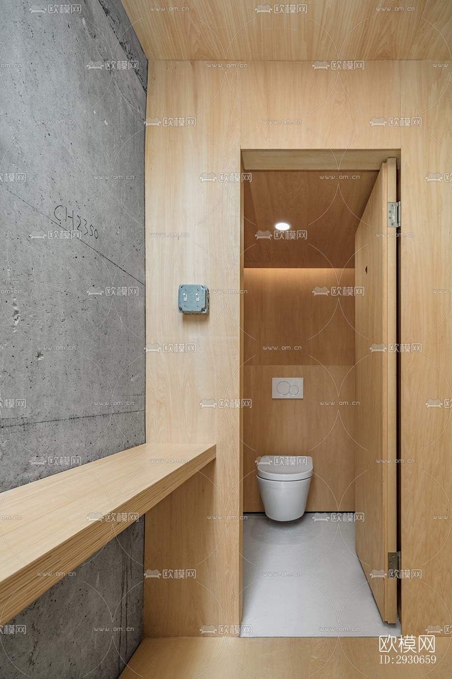 现代酒店民宿效果图下载（渲染图15）