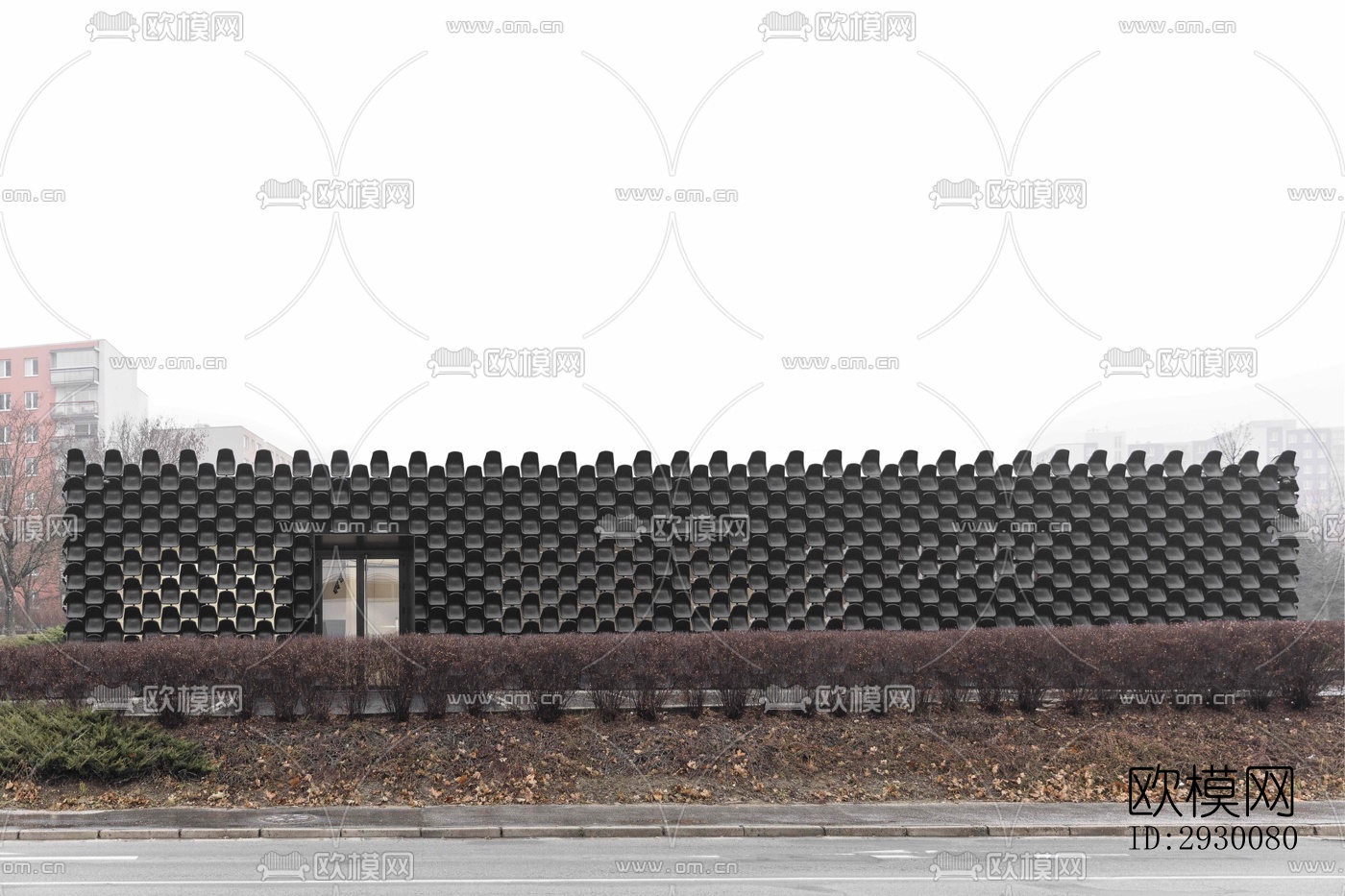 工业风展览展厅效果图下载（渲染图5）