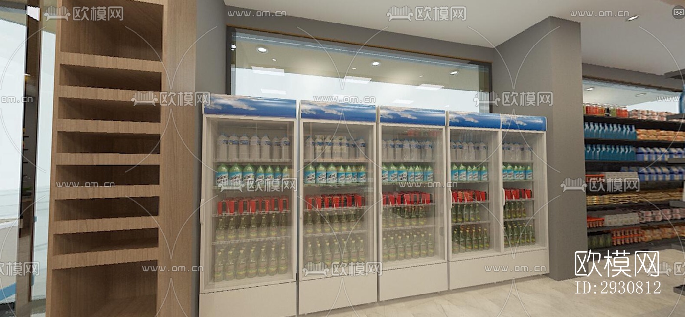 现代零售店铺效果图下载（渲染图3）