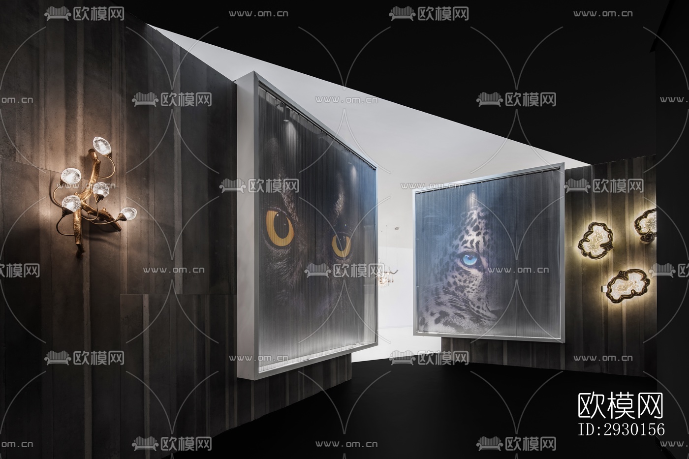 现代展览展厅效果图下载（渲染图11）