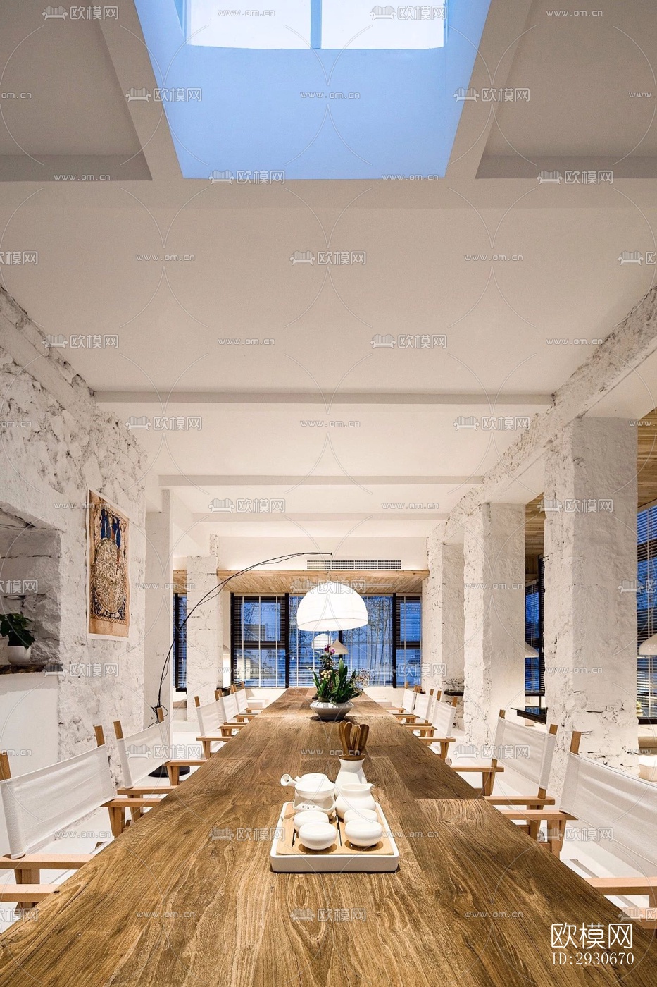 现代酒店民宿效果图下载（渲染图4）