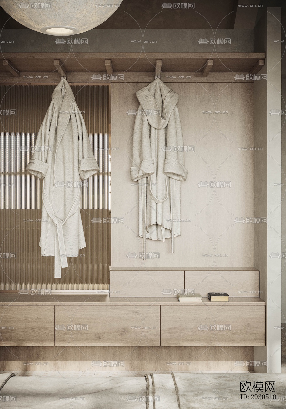 侘寂酒店民宿效果图下载（渲染图6）