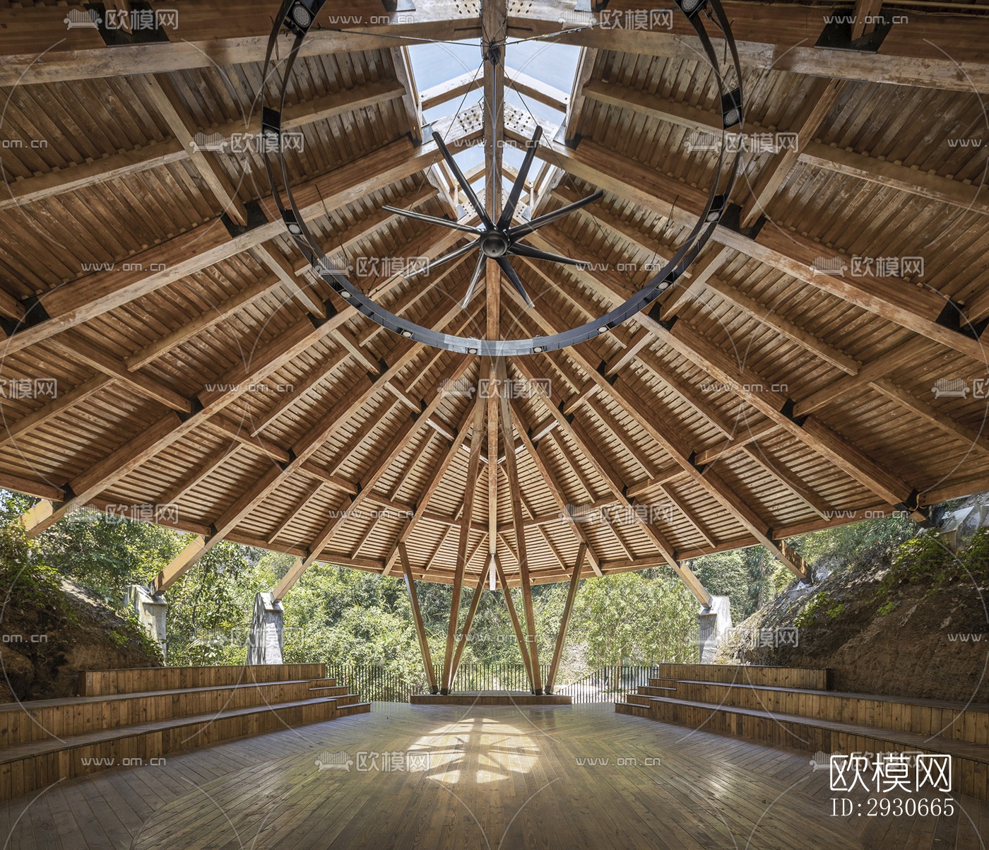 现代酒店民宿效果图下载（渲染图11）