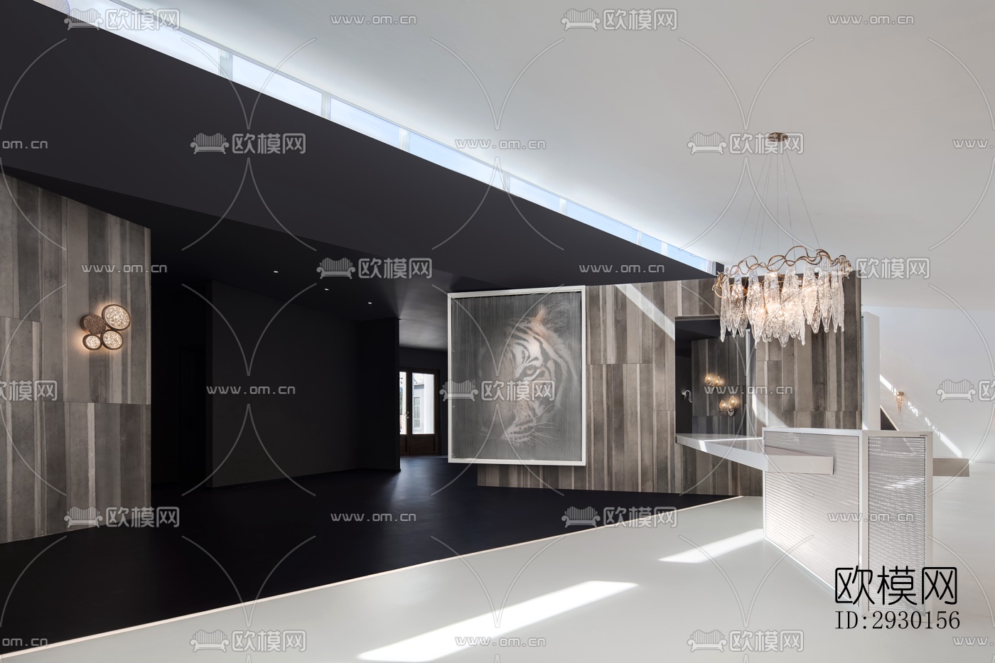 现代展览展厅效果图下载（渲染图12）