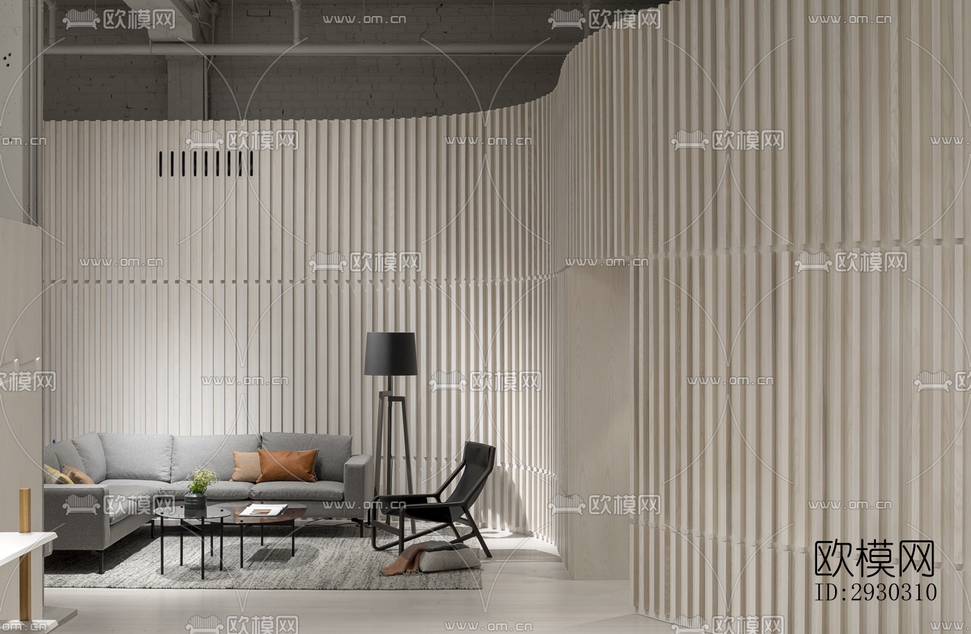 现代展览展厅效果图下载（渲染图19）