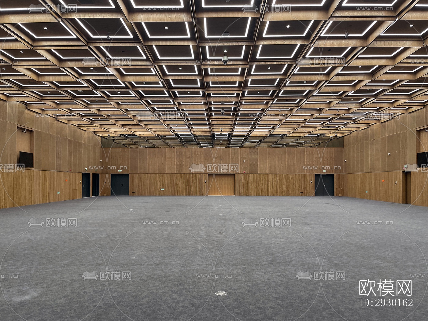 现代展览展厅效果图下载（渲染图9）