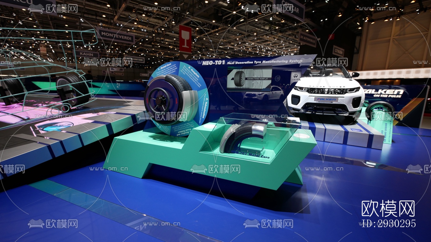 现代展览展厅效果图下载（渲染图4）