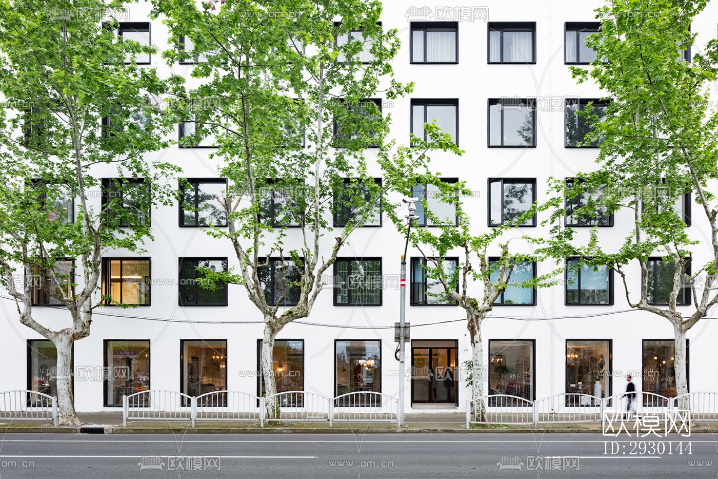 现代展览展厅效果图下载（渲染图1）