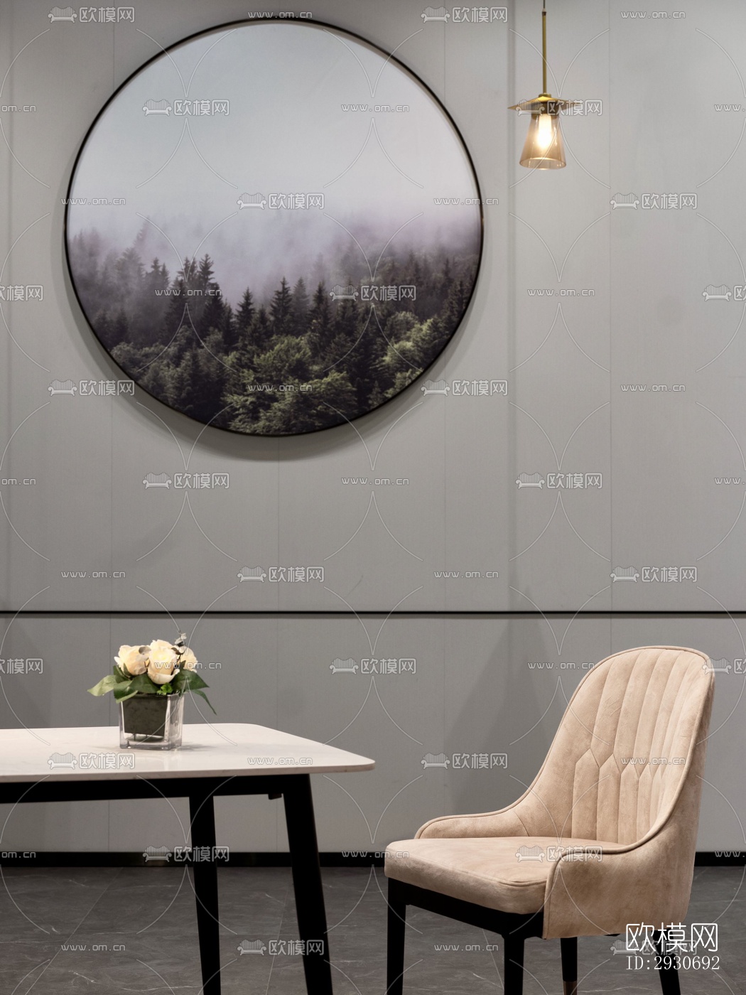 现代酒店民宿效果图下载（渲染图10）