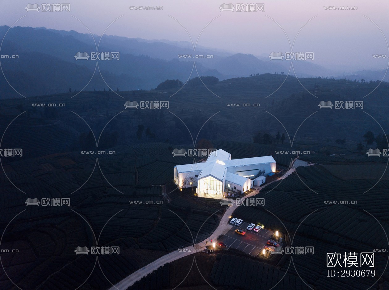 现代酒店民宿效果图下载（渲染图1）