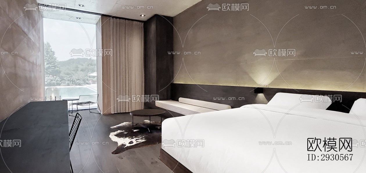 后现代酒店民宿效果图下载（渲染图17）