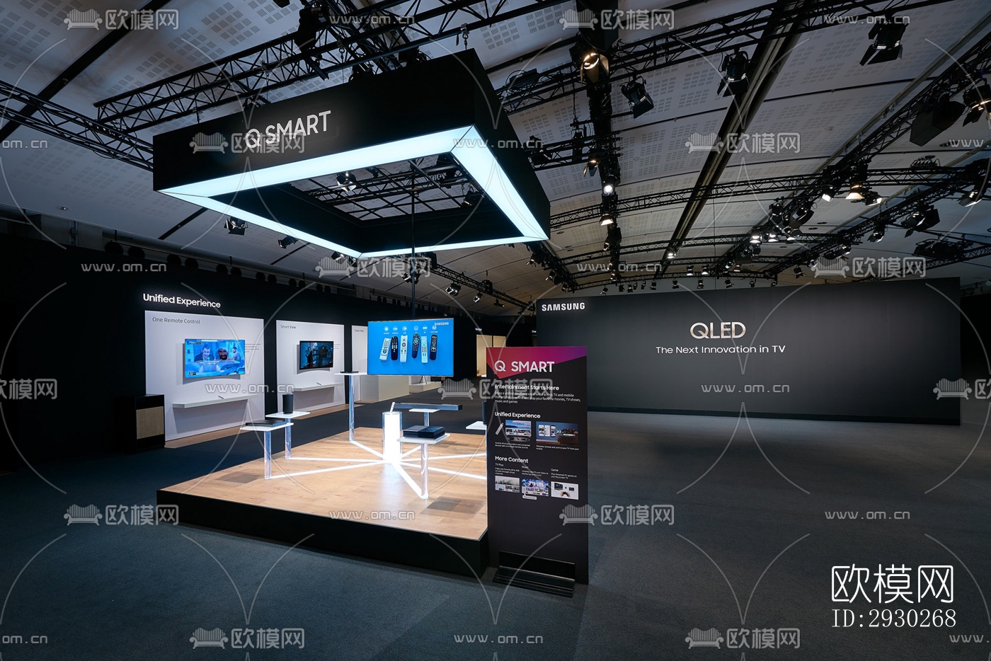 现代展览展厅效果图下载（渲染图13）