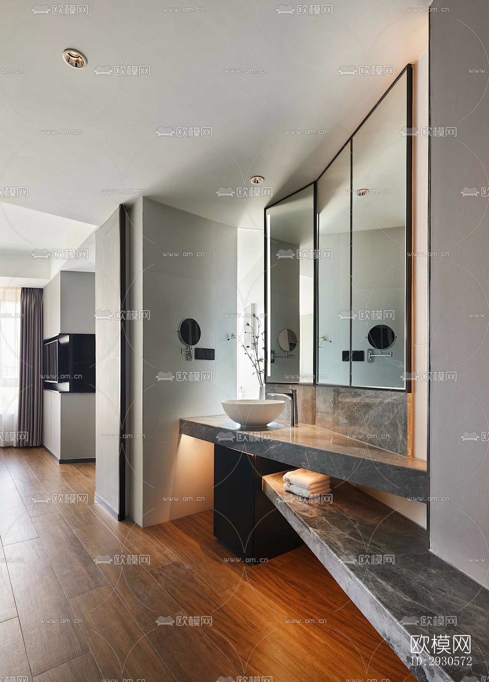 后现代酒店民宿效果图下载（渲染图14）