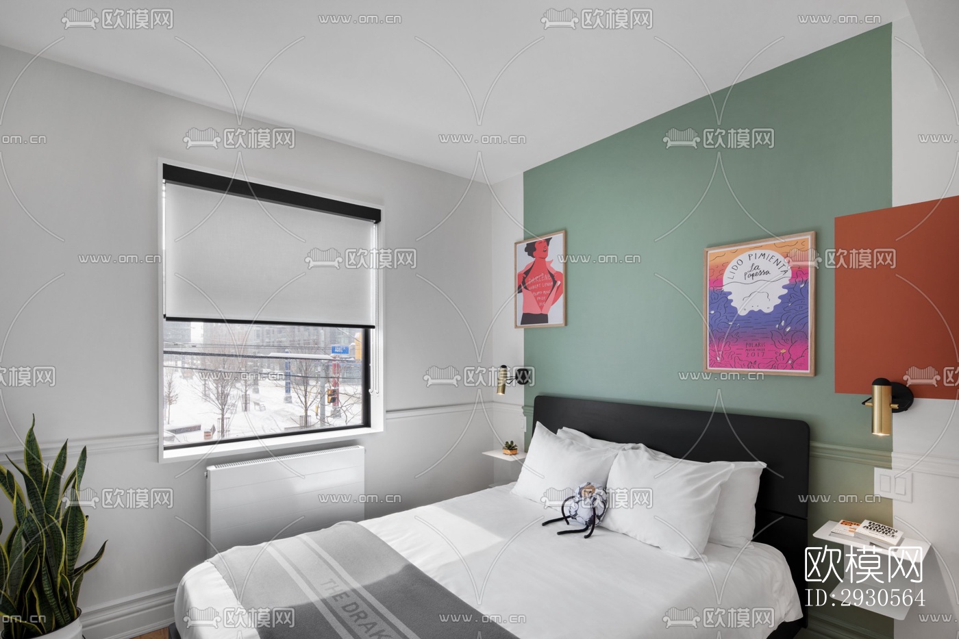 后现代酒店民宿效果图下载（渲染图8）