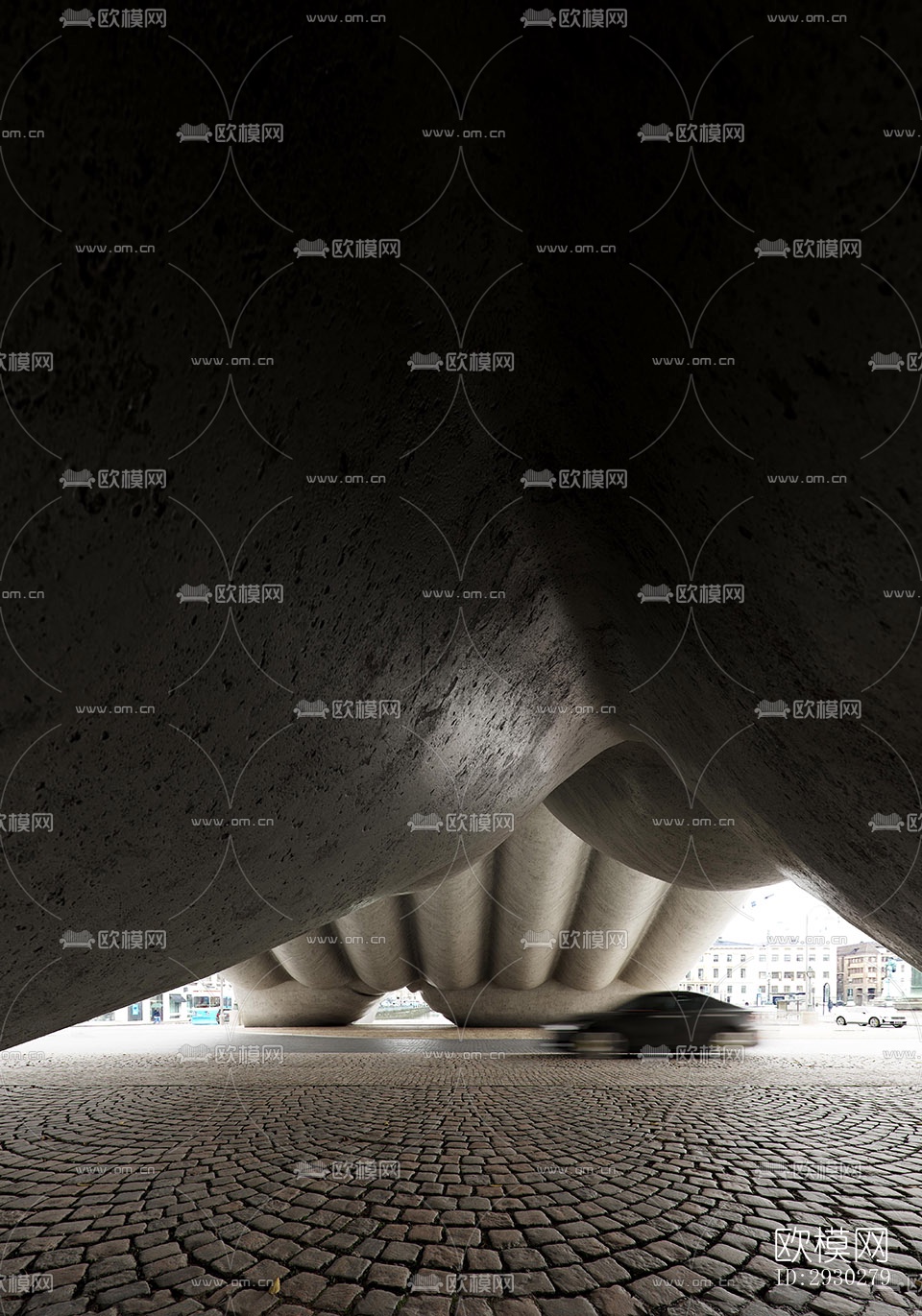 现代展览展厅效果图下载（渲染图9）