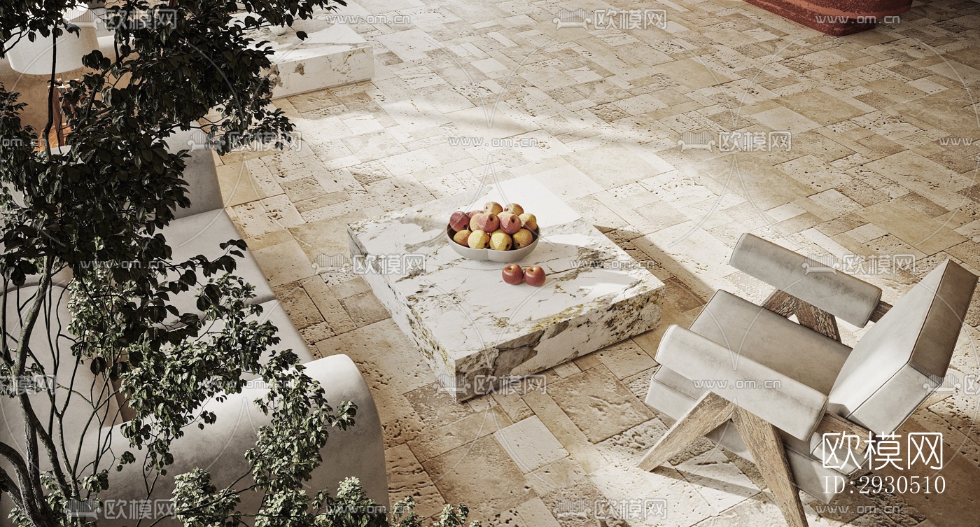 侘寂酒店民宿效果图下载（渲染图3）