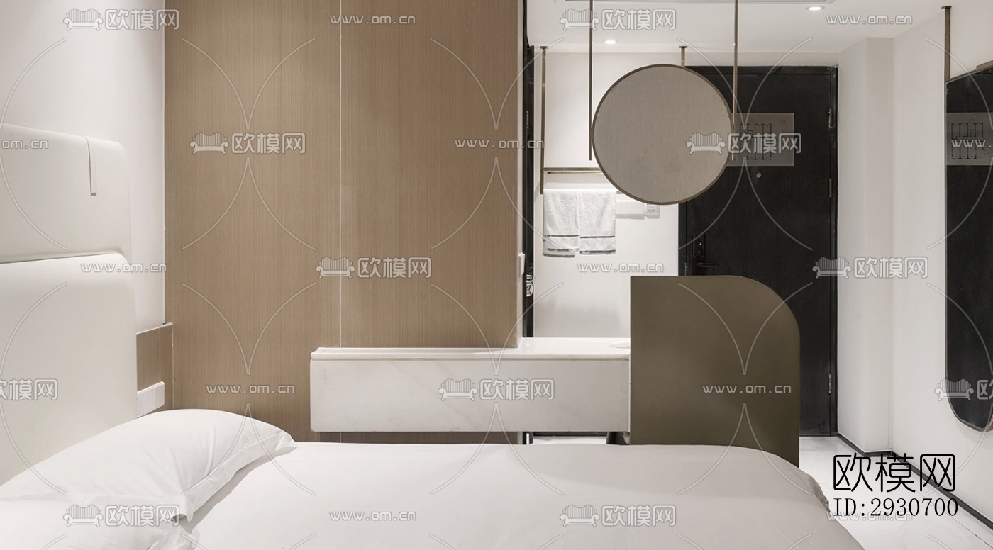 现代酒店民宿效果图下载（渲染图12）