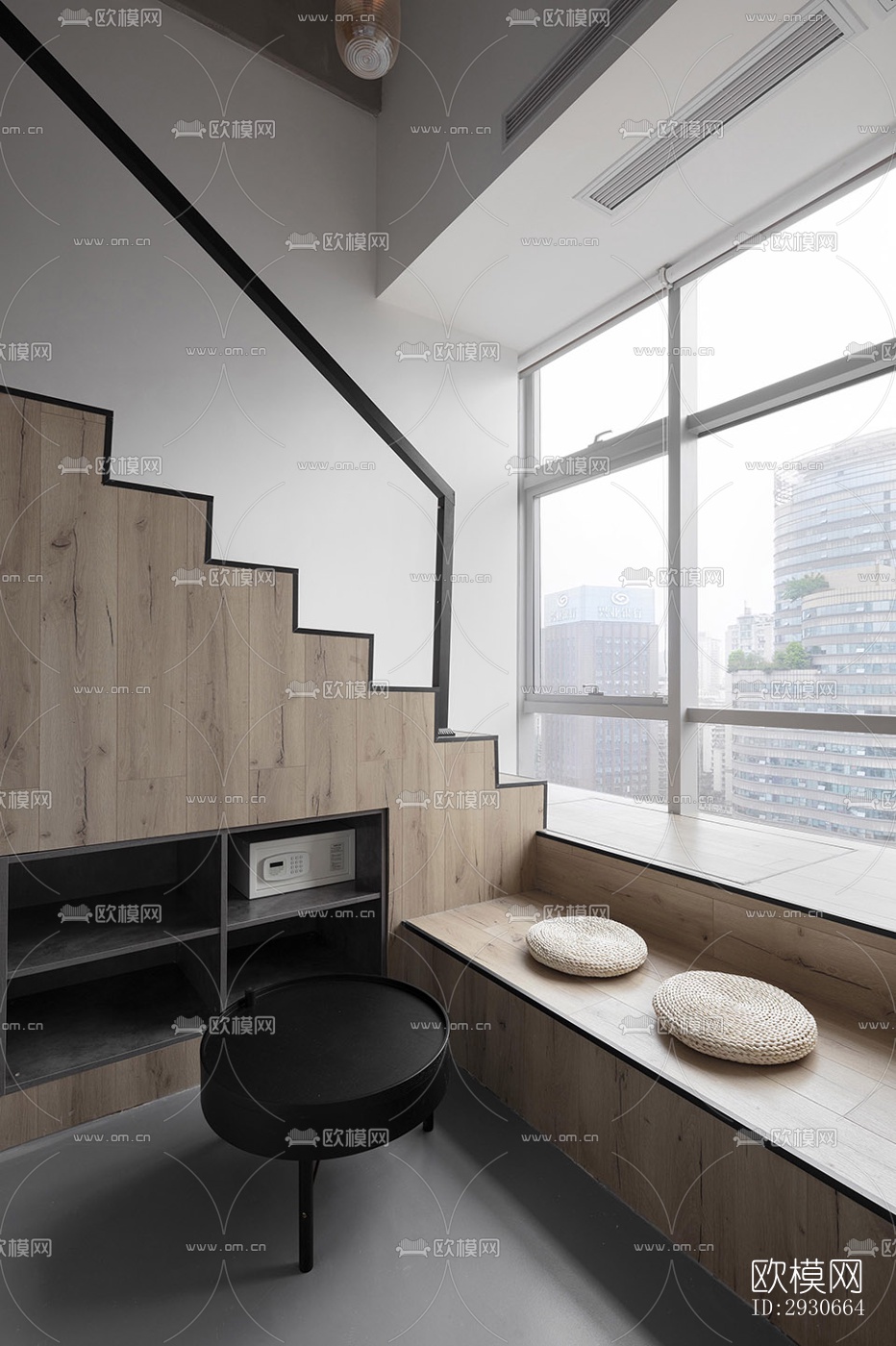 现代酒店民宿效果图下载（渲染图12）