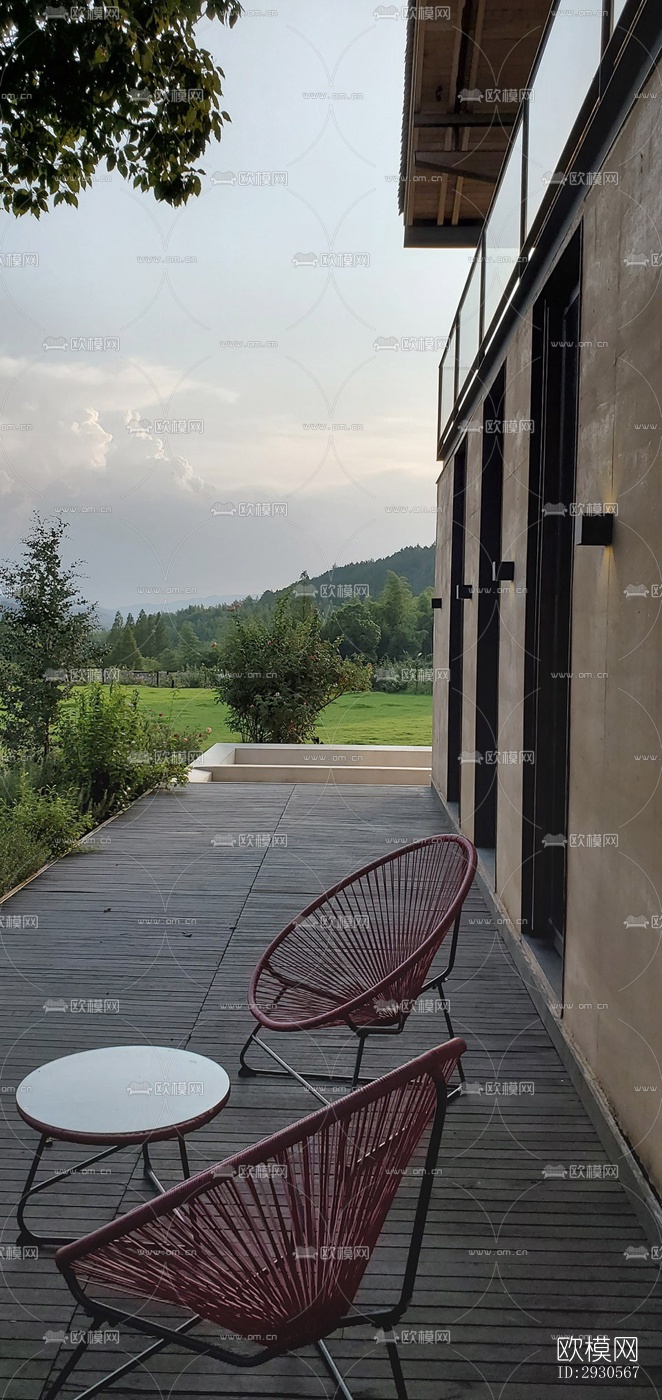 后现代酒店民宿效果图下载（渲染图10）