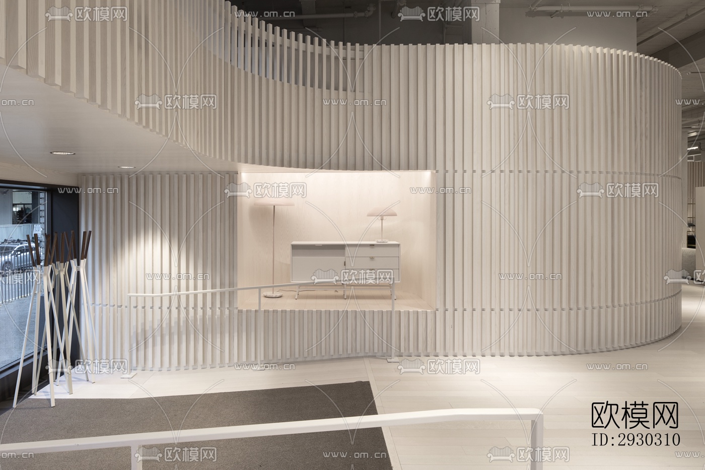 现代展览展厅效果图下载（渲染图16）