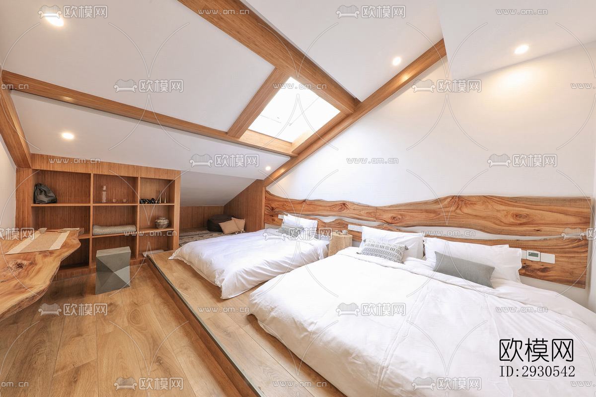 北欧酒店民宿效果图下载（渲染图17）