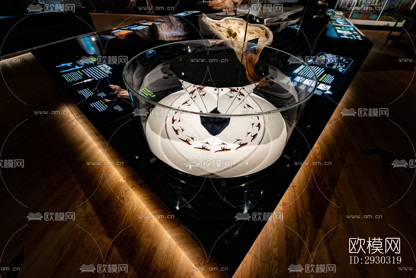 现代展览展厅效果图下载（渲染图4）