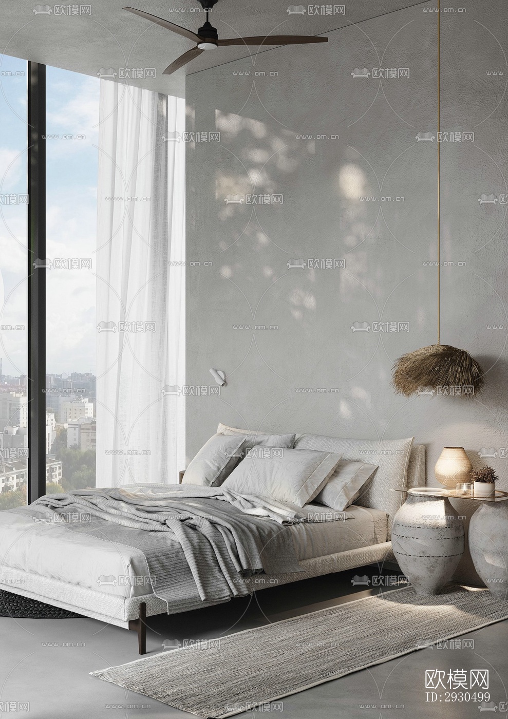 侘寂酒店民宿效果图下载（渲染图14）