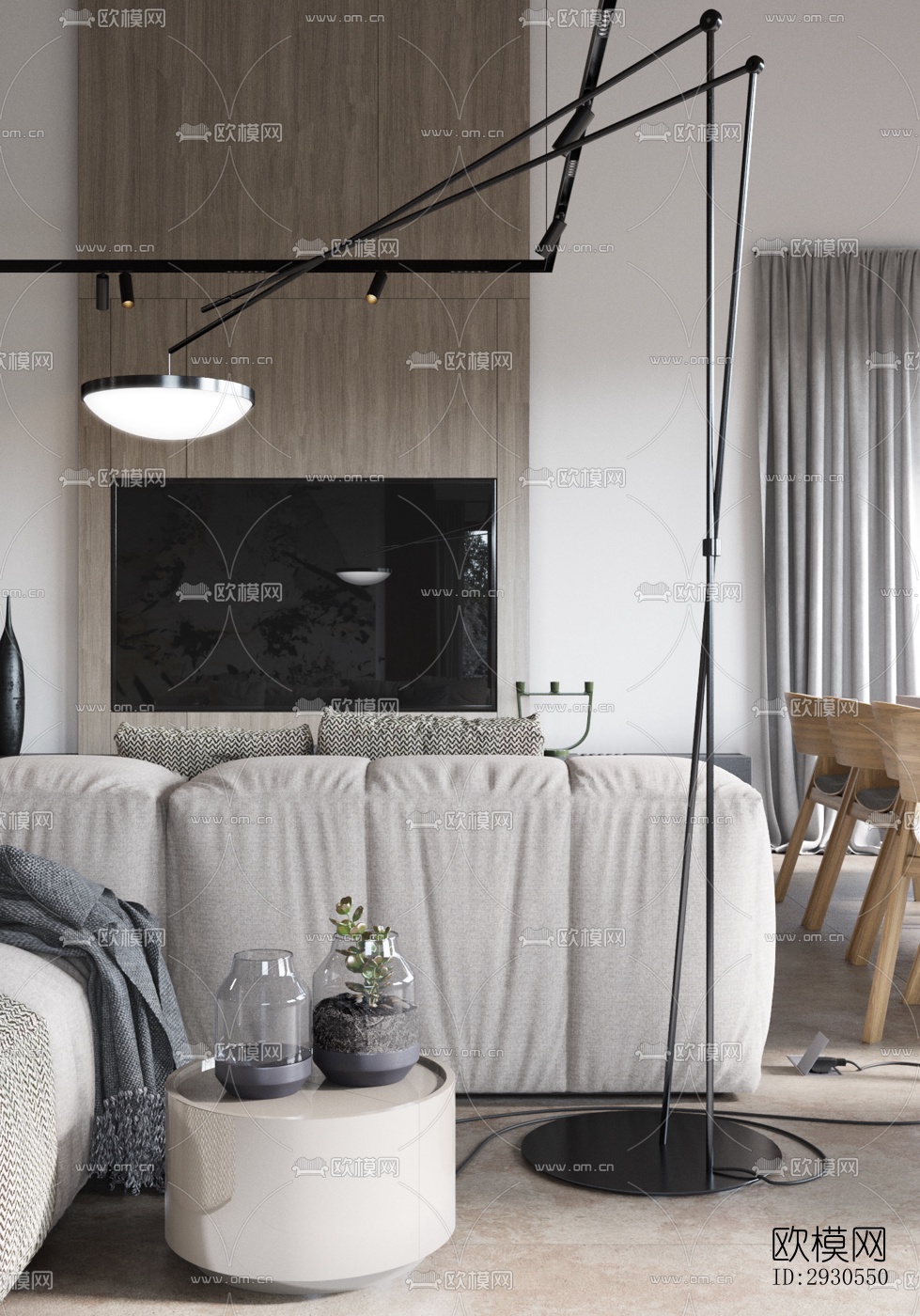 北欧酒店民宿效果图下载（渲染图3）