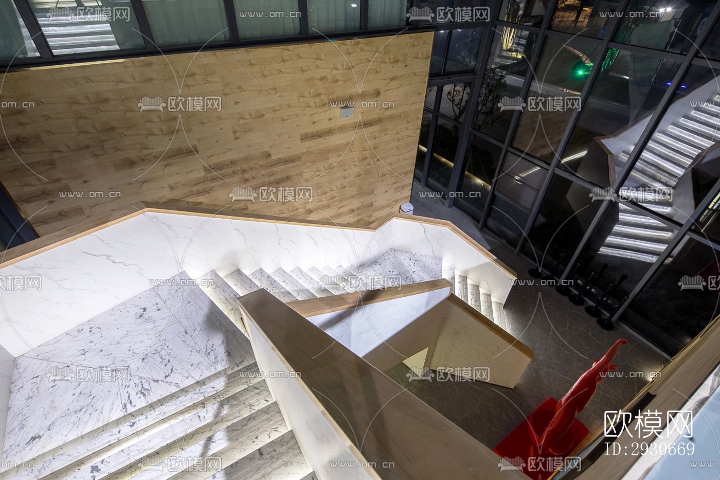 现代酒店民宿效果图下载（渲染图8）