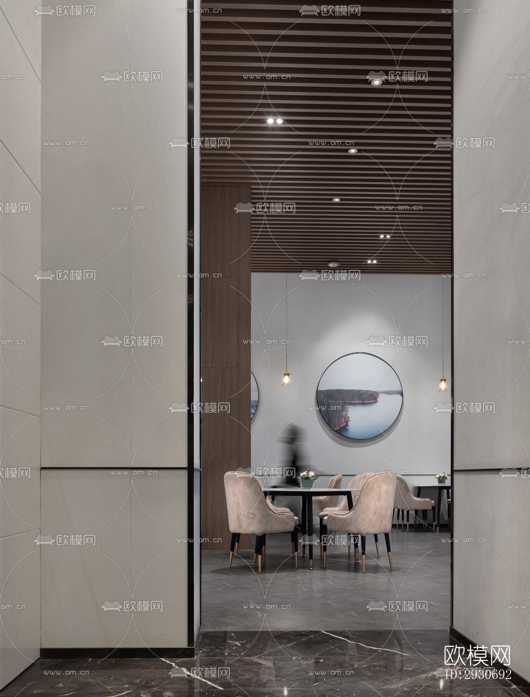 现代酒店民宿效果图下载（渲染图18）