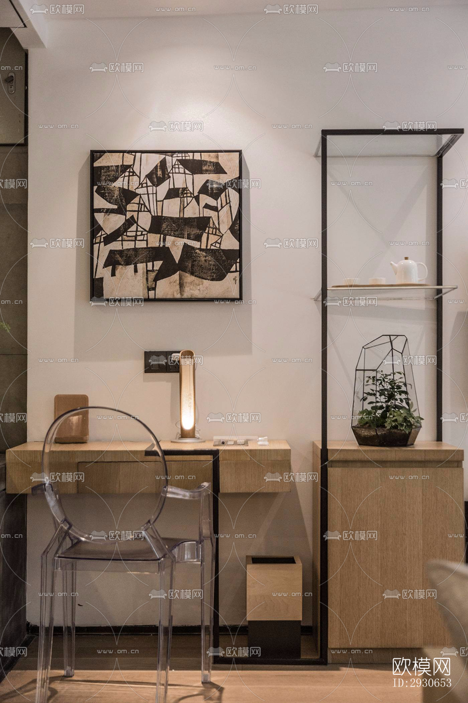 现代酒店民宿效果图下载（渲染图8）