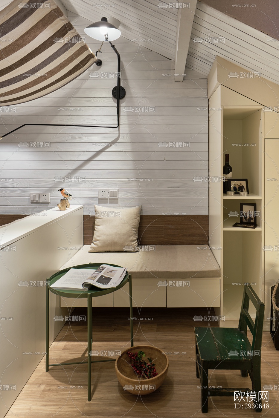 现代酒店民宿效果图下载（渲染图16）