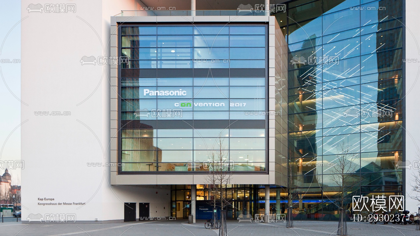 现代展览展厅效果图下载（渲染图1）