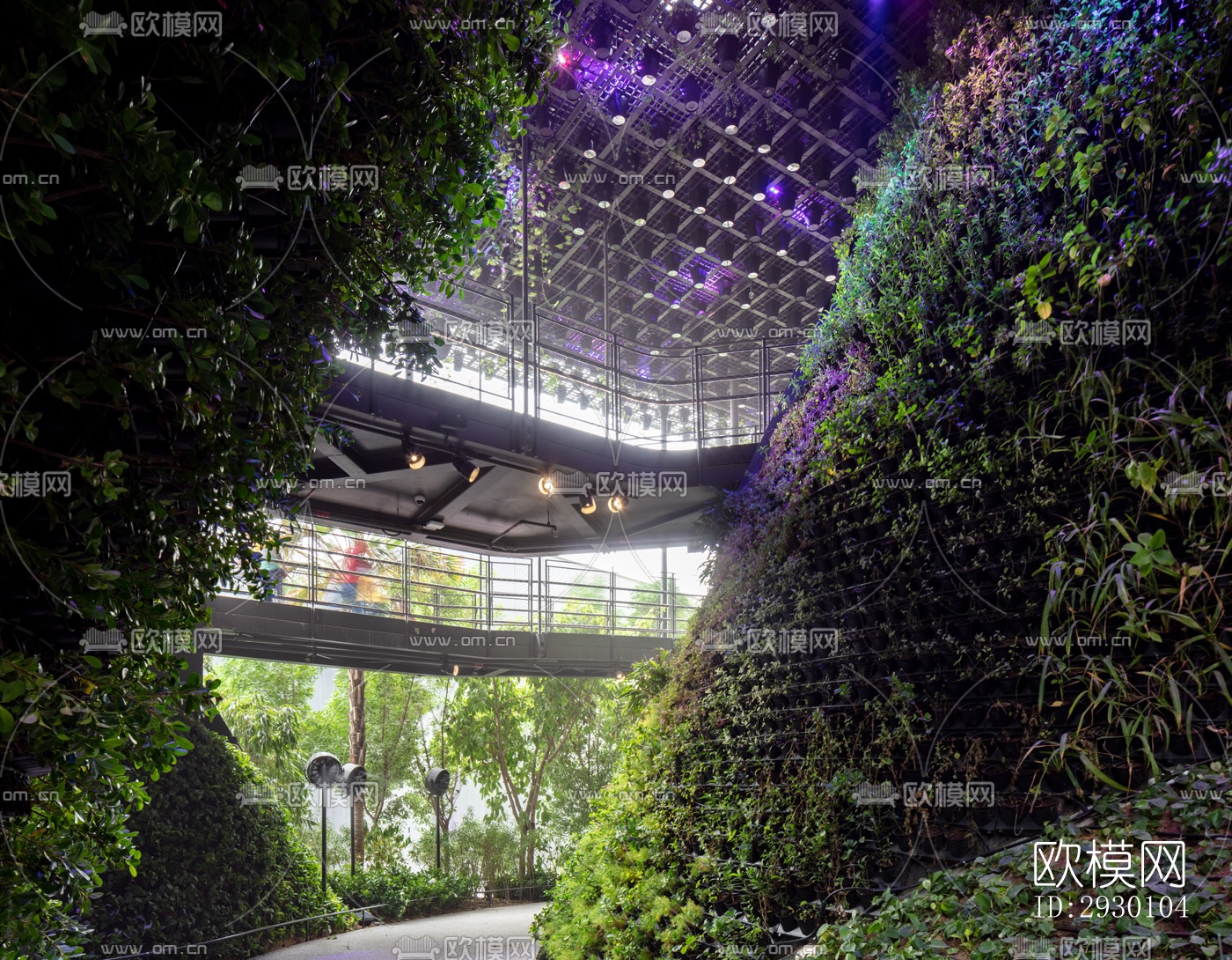 工业风展览展厅效果图下载（渲染图10）