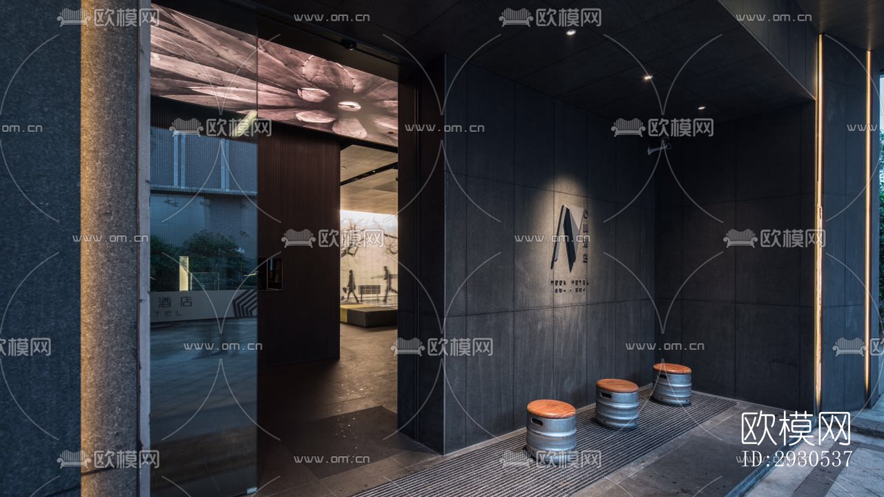 北欧酒店民宿效果图下载（渲染图10）