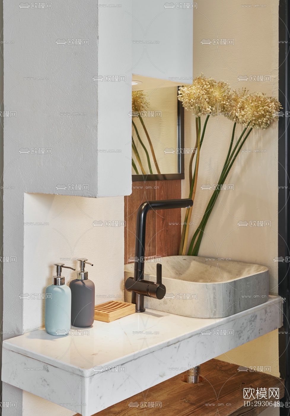 现代酒店民宿效果图下载（渲染图9）