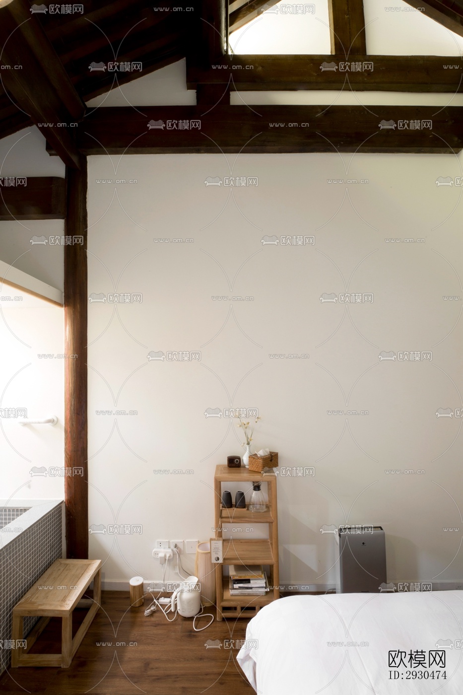 中式酒店民宿效果图下载（渲染图9）