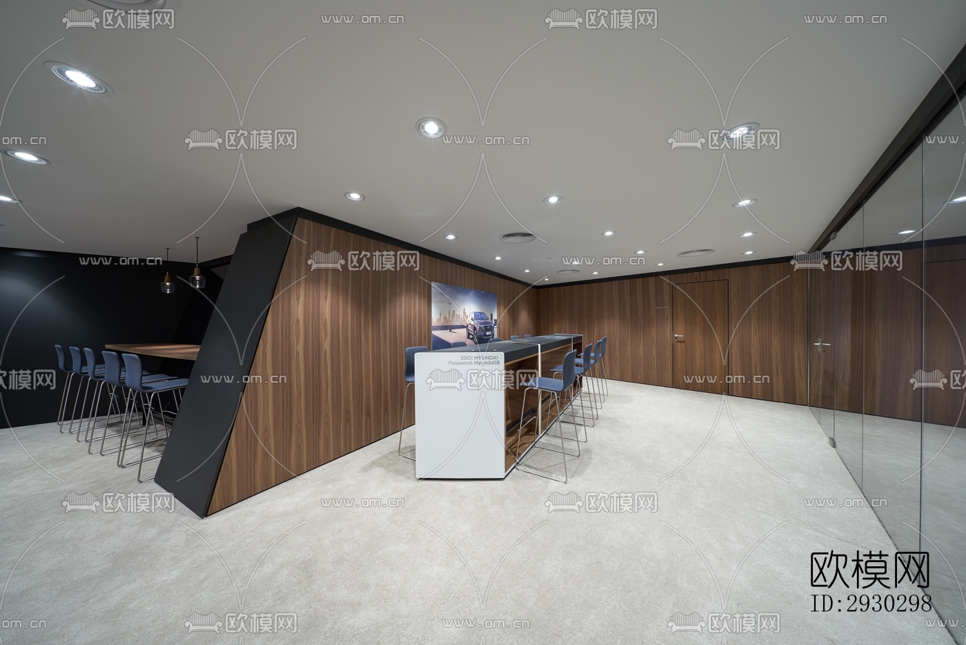 现代展览展厅效果图下载（渲染图10）